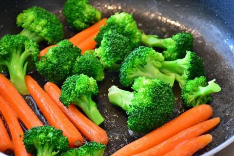 Mix vegetables for healthy breakfast